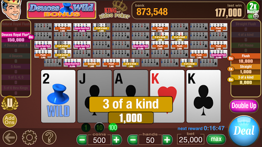 King Video Poker Multi Hand 15