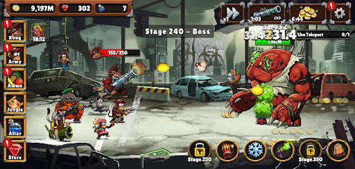 Screenshot of Apes vs. Zombies
