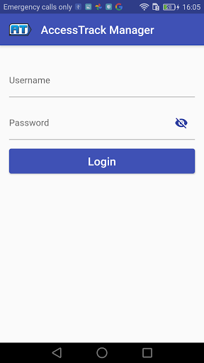 Android application AccessTrack Manager screenshort