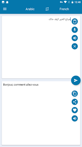 Arabic French Translation Screen 3