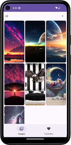 Android application Wallpaper Pro 4k screenshort