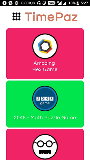 Android application TimePaz (Puzzle Games, EyeTest screenshort