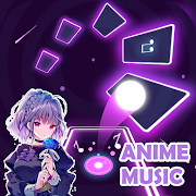 Anime Tiles Hop - Piano Music app icon