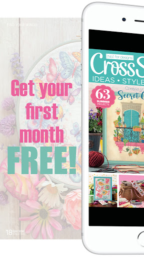 Android application CrossStitcher Magazine screenshort
