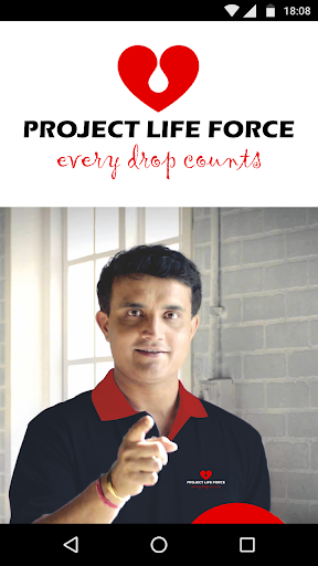 Android application Project Life Force screenshort