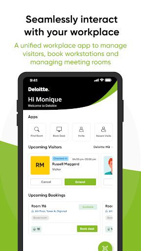 Android application Deloitte Workplace screenshort