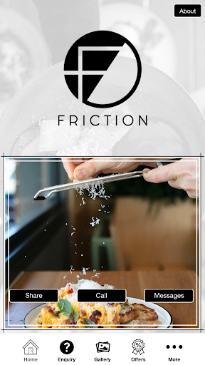 Android application Friction Cafe screenshort