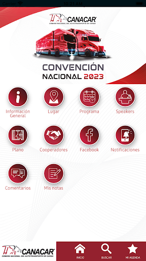 Android application Convención CANACAR 2023 screenshort