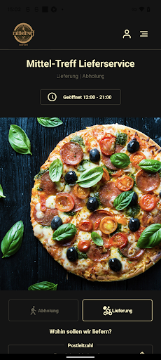 Android application Mittel-Treff Lieferservice screenshort