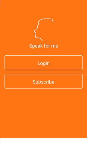 Android application Speak for me screenshort