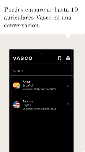 Vista previa de la aplicación