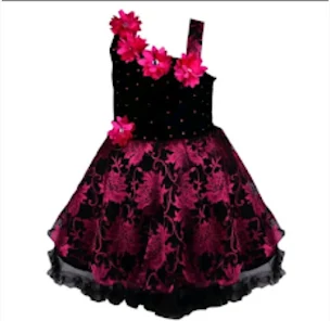 Baby party store frock design