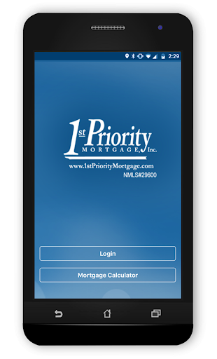 Android application 1st Priority screenshort