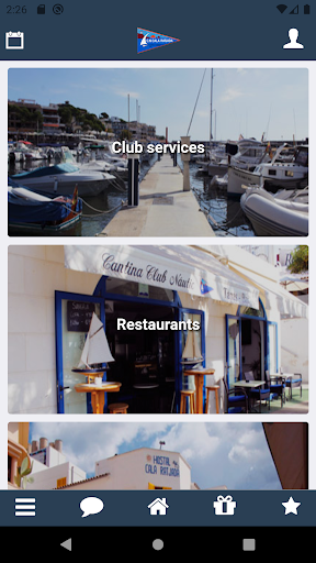 Android application CN Cala Ratjada screenshort