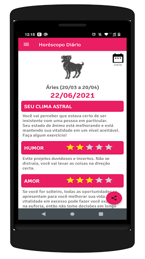 Horóscopo Diário Screen 2