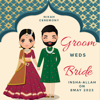 Muslim Wedding Card Maker 2023