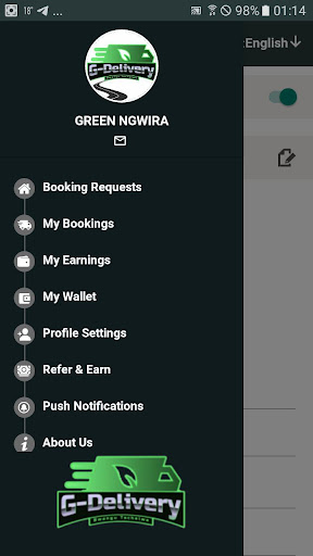 G-Delivery Screen 3