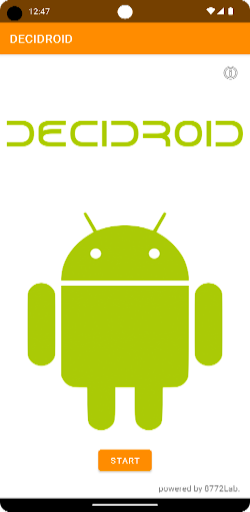Android application Decidroid: Your Best Buddy screenshort
