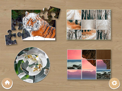 Puzzle di animali e paesaggi Screenshot