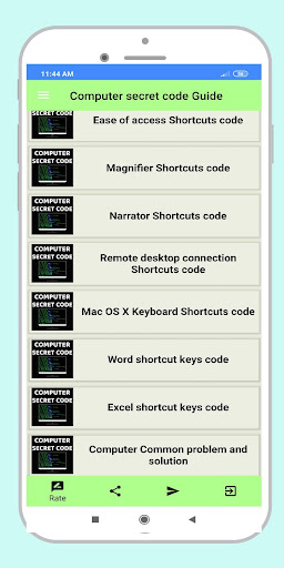 Computer secret code Guide