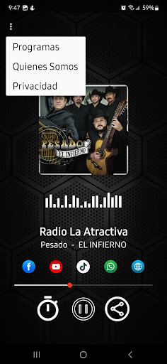 Radio La Atractiva Screen 3