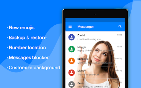 Messenger - Free Texting App 1.4.0 Screenshots 8