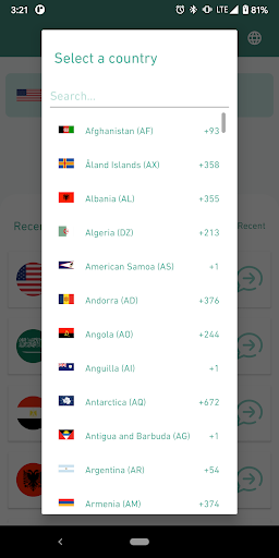 Direct Chat - Quick Messages Screen 3