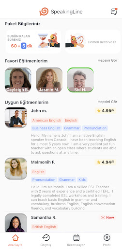 SpeakingLine Screen 2