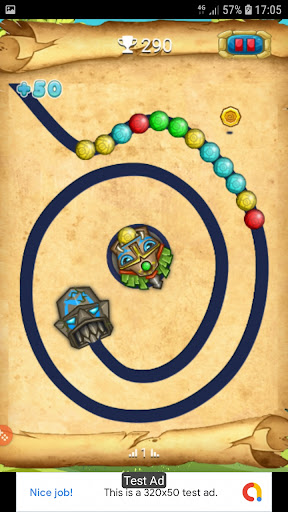 Android application Marble Puzzle Shooter screenshort