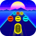 Cover Image of Download Neon Color Ball Road Run  APK