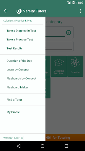 Android application Calculus 3: Practice & Prep screenshort