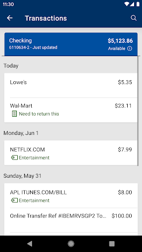Texas Bank and Trust Mobile Screenshot