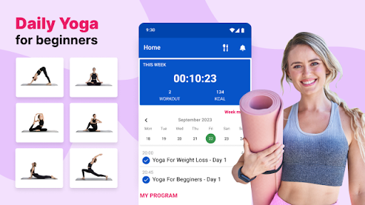 Android application Daily Yoga For Beginners screenshort