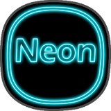Neon icon pack ligth Blue theme  top to 2019 icon