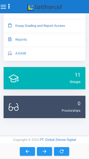 Android application Latihan.id screenshort