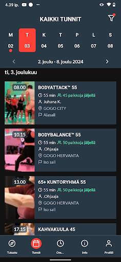 GOGO Liikuntakeskus Screenshot 4 - AppWisp.com