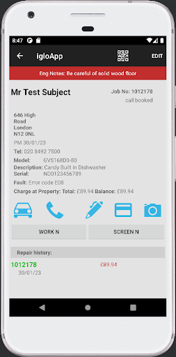 IgloApp Screen 2