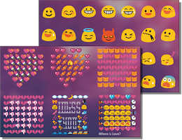 screenshot of IQQI Keyboard - Color Emoji, E