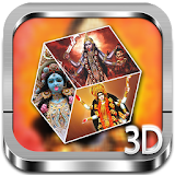 Kali Maa 3D cube Live WP icon