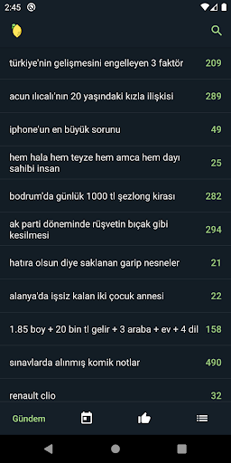 EksiMeksi - Ekşi Sözlük Okuyuc Screen 2