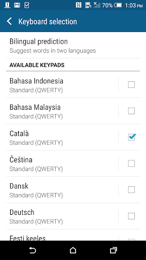 HTC Sense Input - HR Screen 2