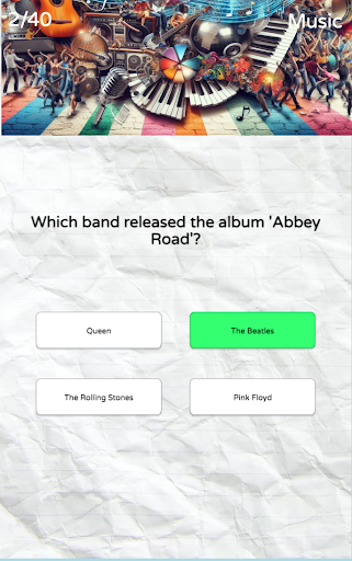 Android application Music Quiz Trivia Lite screenshort