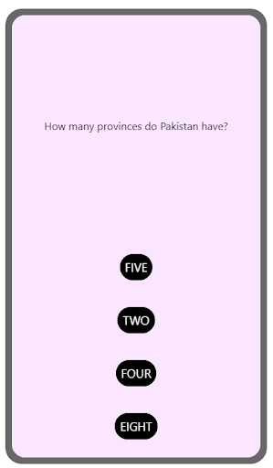 Pakistan Quiz Screen 3