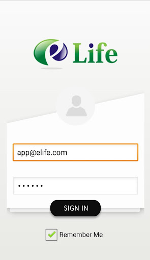 Android application eLife Cable CRM screenshort