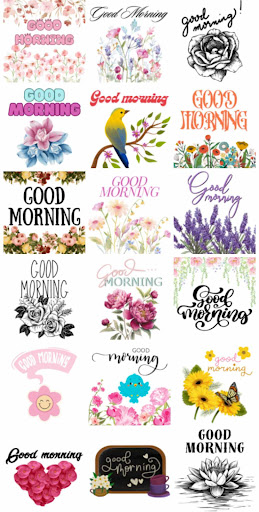 good morning stickers