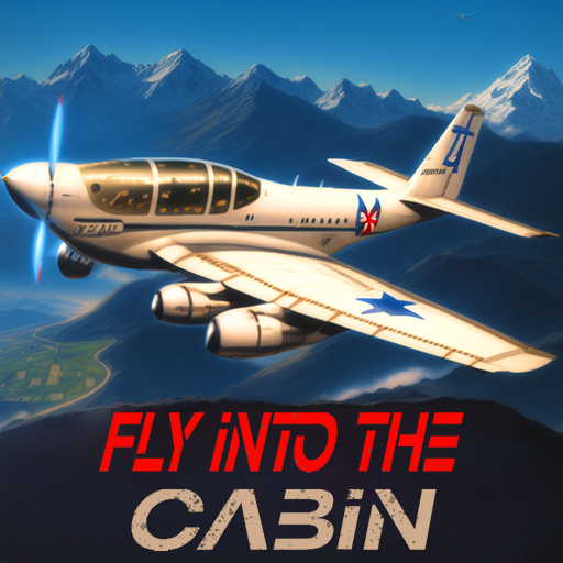 Flying Car Driving Into Cabin