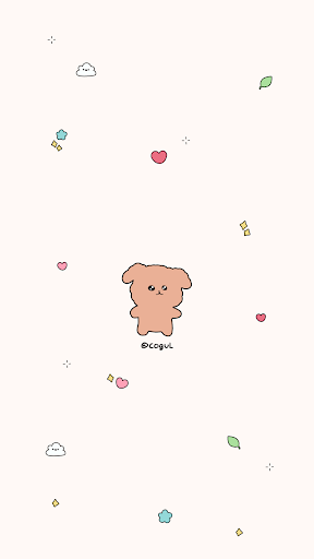 Android application 카카오톡 테마 - 맑눈광 강지_패턴 screenshort