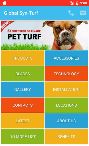 Android application Artificial Grass PRO screenshort