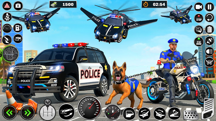US Police Car Helicopter Chase - 2.0.58 - (Android)