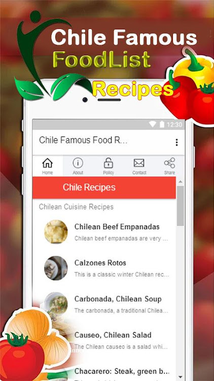 Chile Food Recipes - 3.18 - (Android)
